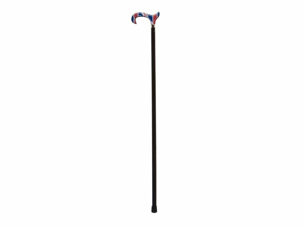 Black Beech Shaft with a Union Jack Acrylic Derby Handle