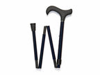 Carbon Fibre Folding Stick - Diamond Derby with Soft Grip