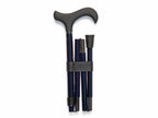 Carbon Fibre Folding Stick - Diamond Derby with Soft Grip