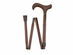 Carbon Fibre Folding Stick - Diamond Derby with Soft Grip