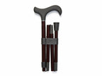Carbon Fibre Folding Stick - Diamond Derby with Soft Grip