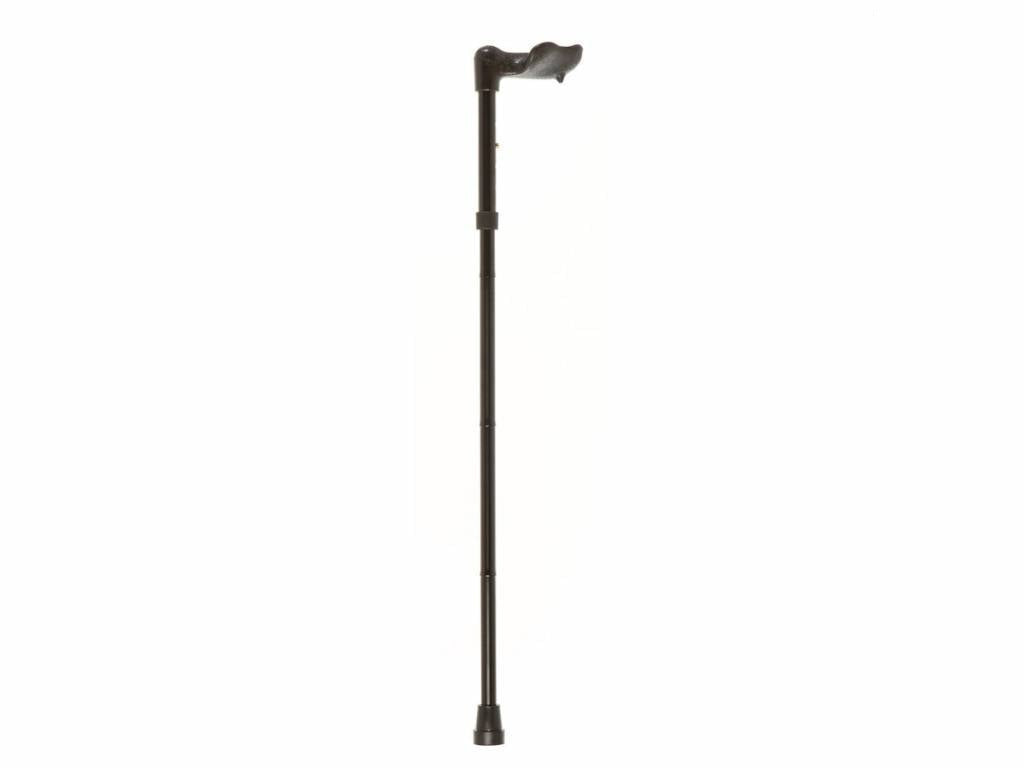 Ergonomic Handle Black Folding Stick