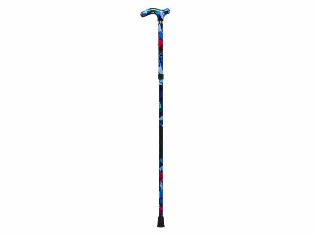 Folding Walking Stick - Gilly Flower