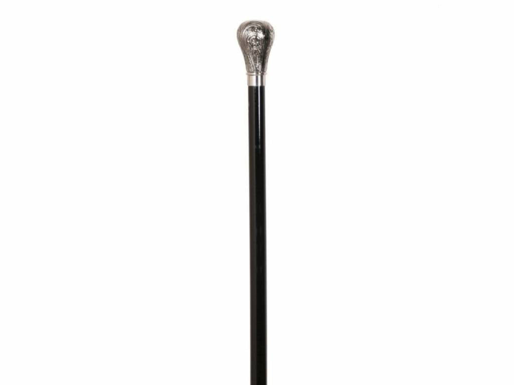 Black Beechwood Shaft with a Nickel Plated Top