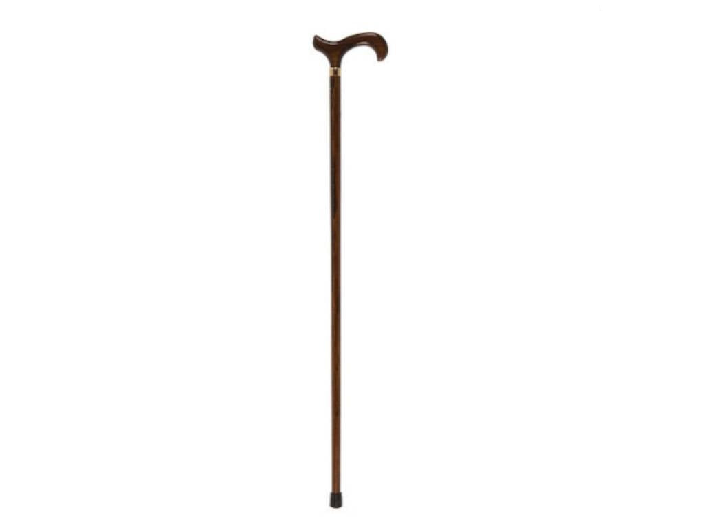 Brown Beech Shaft with Derby Handle Brass Collar