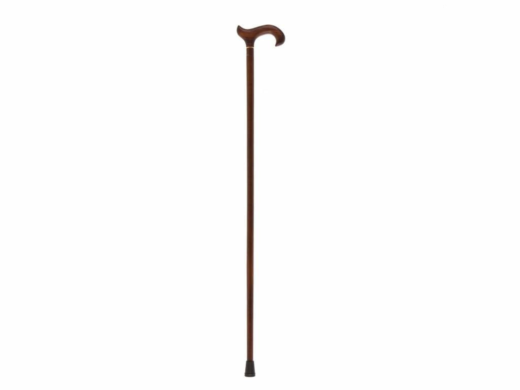 Cherry Wood Shaft with Derby Handle and Brass Collar