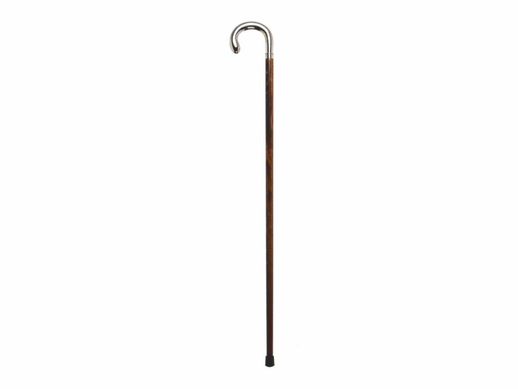 Brown Beech Shaft with a Nickel Crook