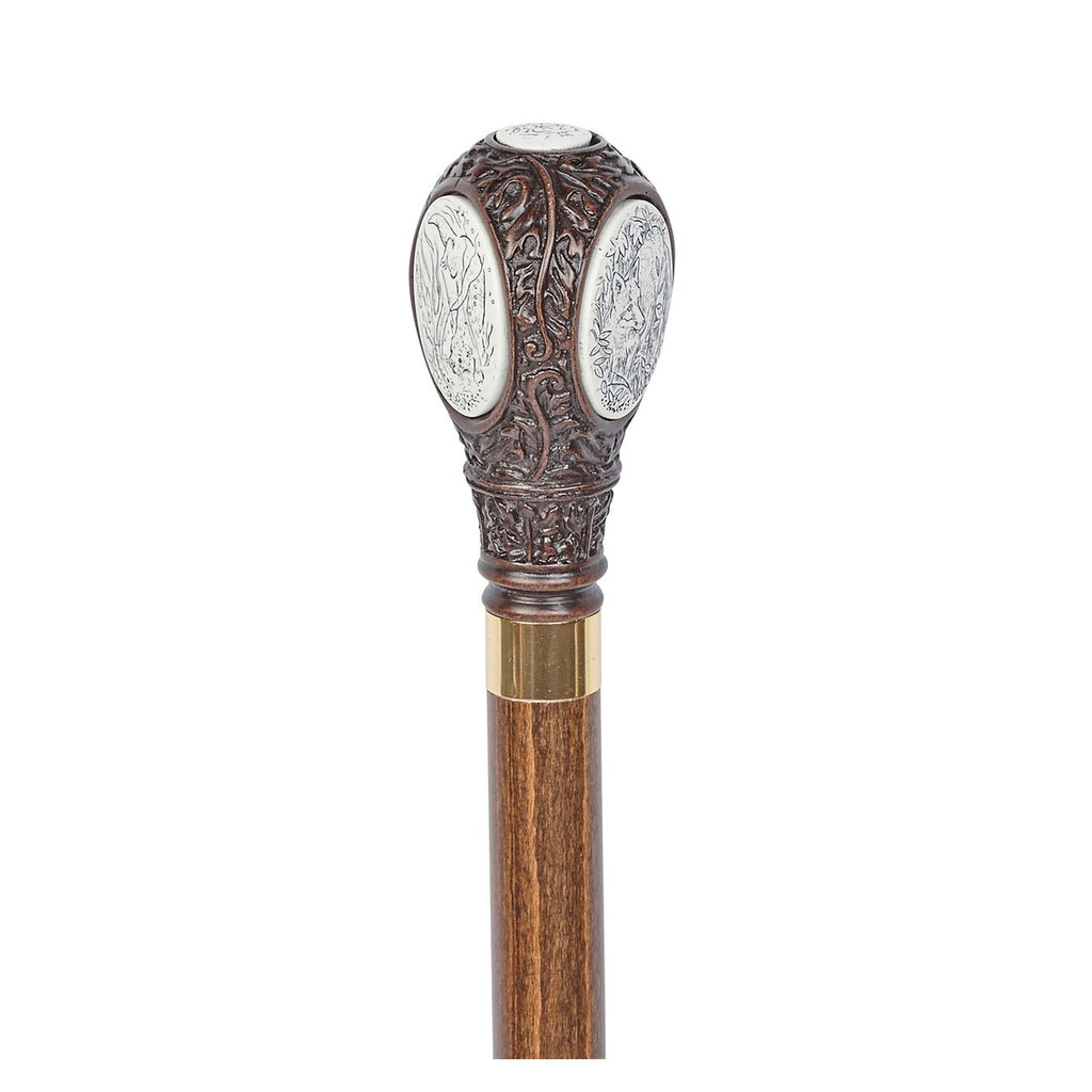 Acanthus Wildlife Moulded Top Collectors Stick