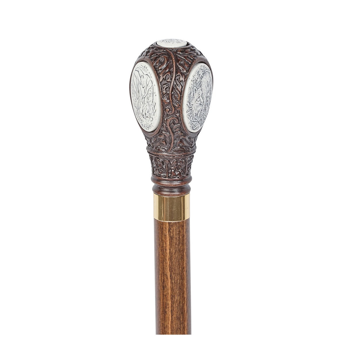 Acanthus Wildlife Moulded Top Collectors Stick
