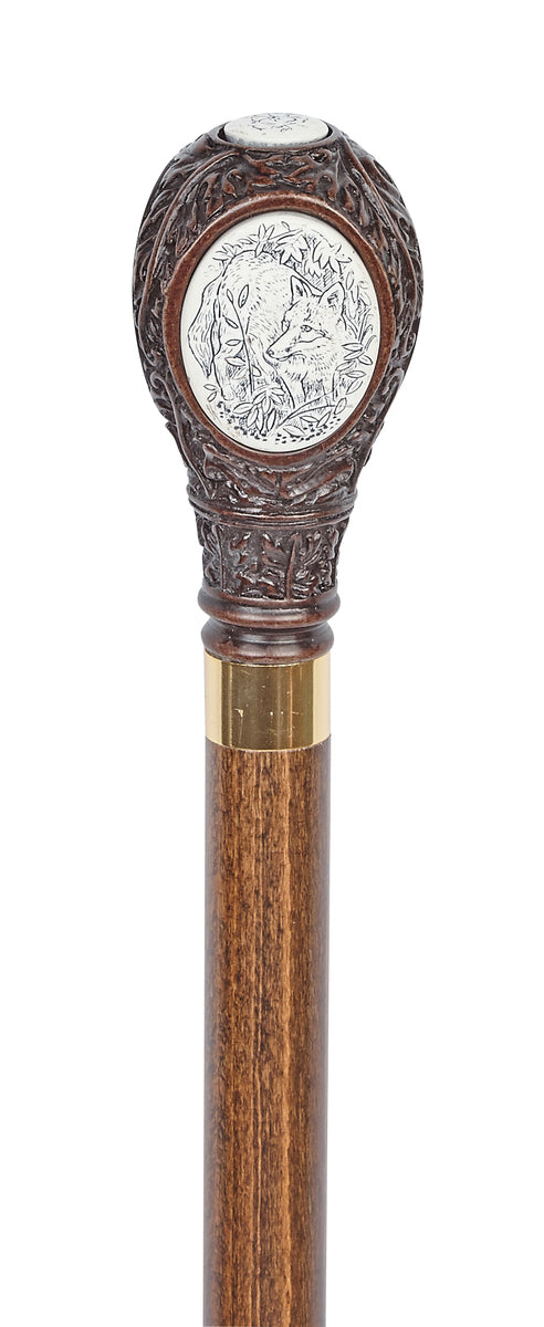 Acanthus Wildlife Moulded Top Collectors Stick