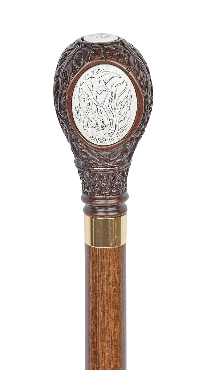 Acanthus Wildlife Moulded Top Collectors Stick