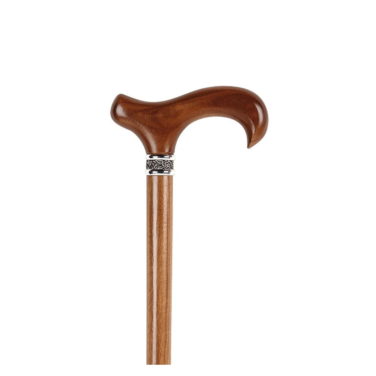 Afromosia Derby Handle Stick