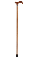 Afromosia Derby Handle Stick