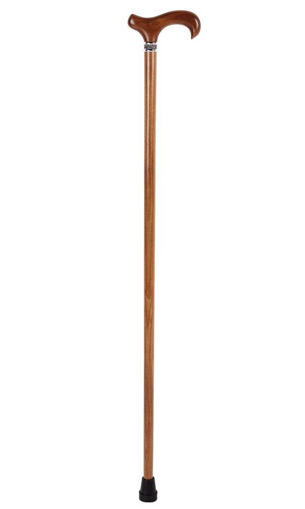 Afromosia Derby Handle Stick