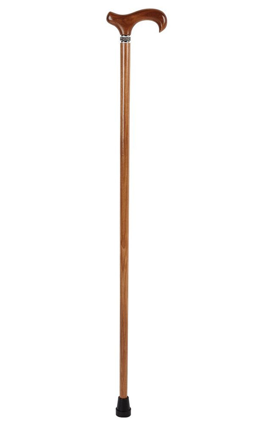 Afromosia Derby Handle Stick