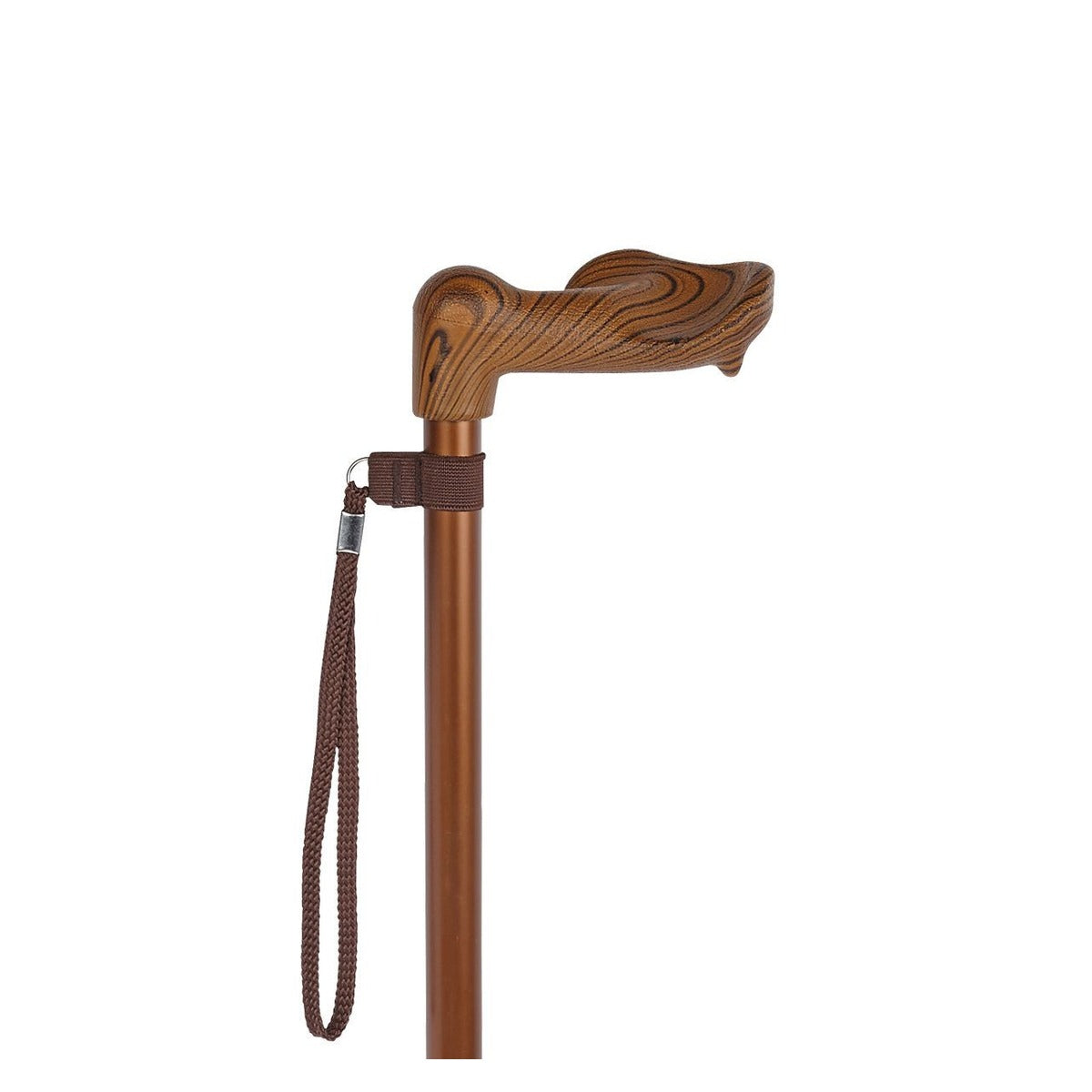 Anatomical Wood Effect Adjustable Stick (left-hand)