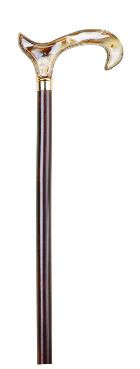 Auburn Dress Cane With Acrylic Derby Handle
