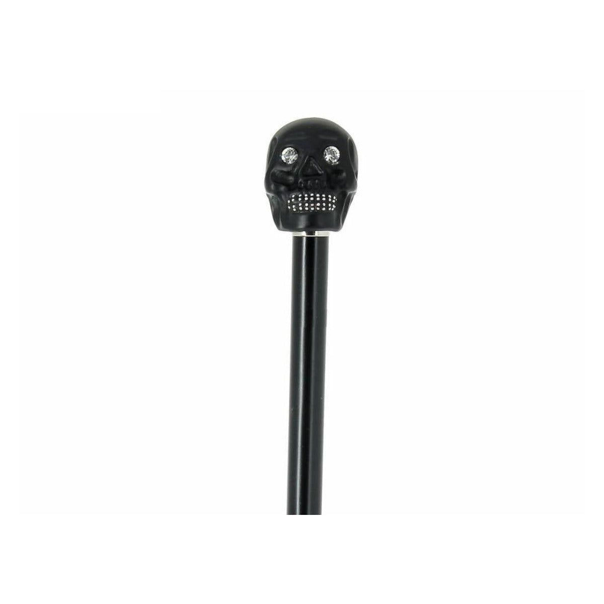 Black Beechwood Shaft with a Black Resin Skull