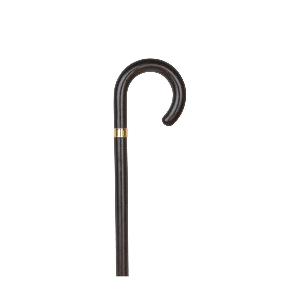Black Crook Handle Stick