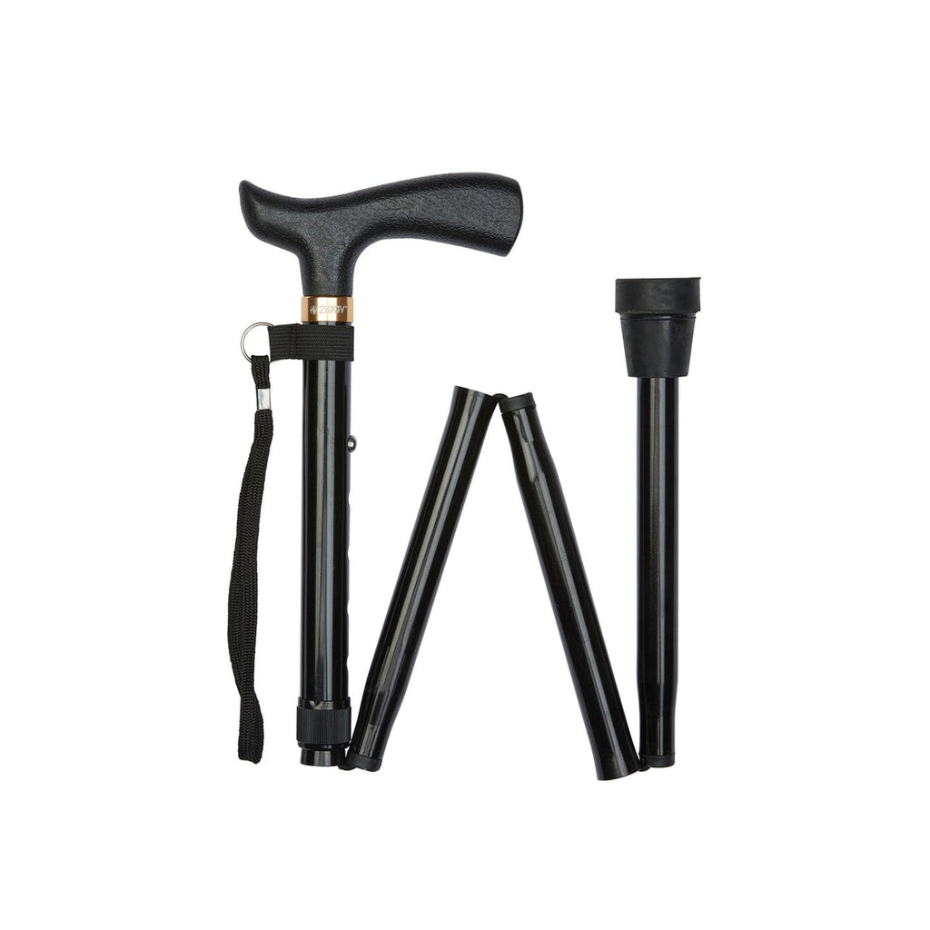 Black Economy Short Folding Stick