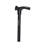 Black Extra Strong & Long Stick With Anatomical Handle (Left Hand)