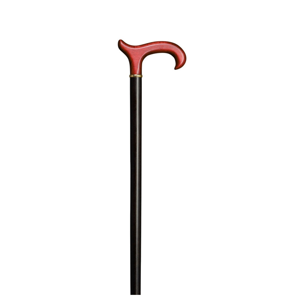 Black & Red Derby Handle Stick