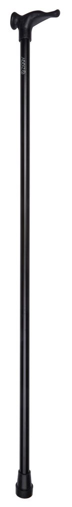 Black Extra Strong & Long Stick With Anatomical Handle (Left Hand)