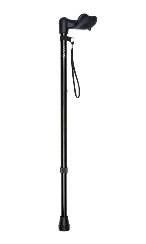 Anatomical Handle Adjustable Stick