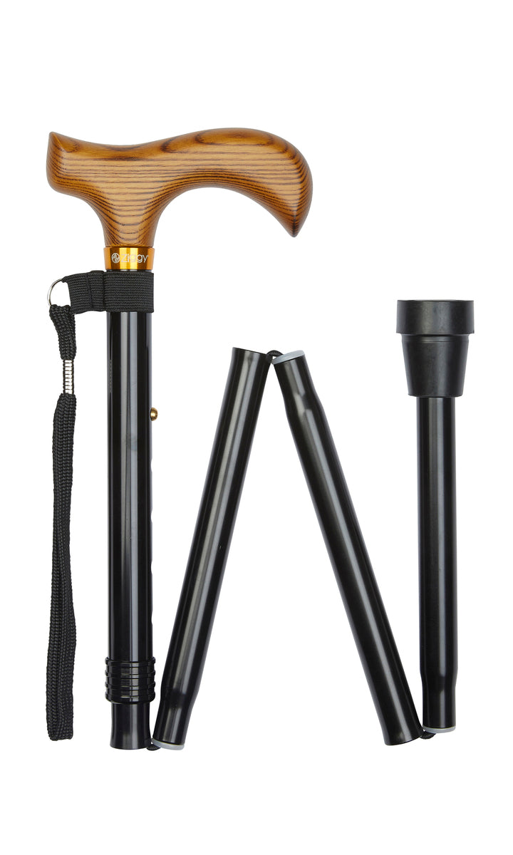 Derby Handle Folding Stick