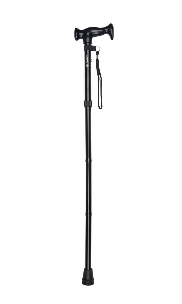 Black Economy Crutch Handle Folding Stick