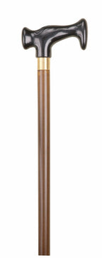 Black Escort Crutch Handle Stick