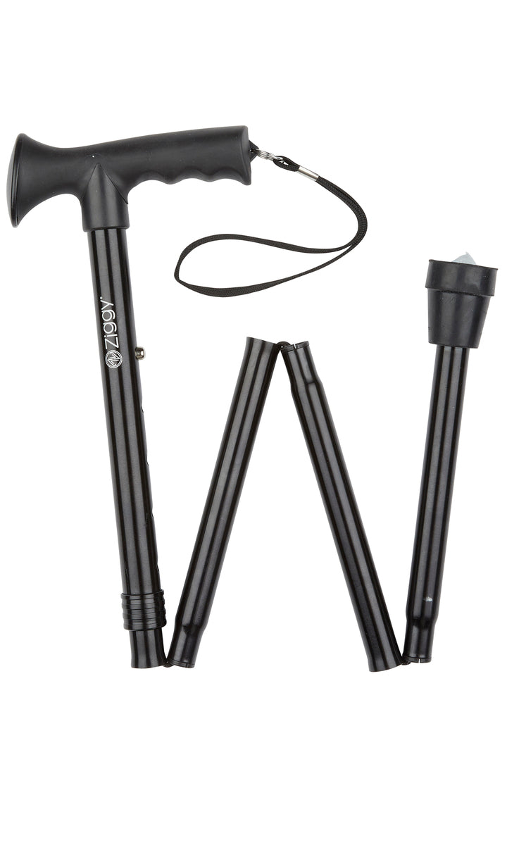 Gel Grip Handle Folding Stick