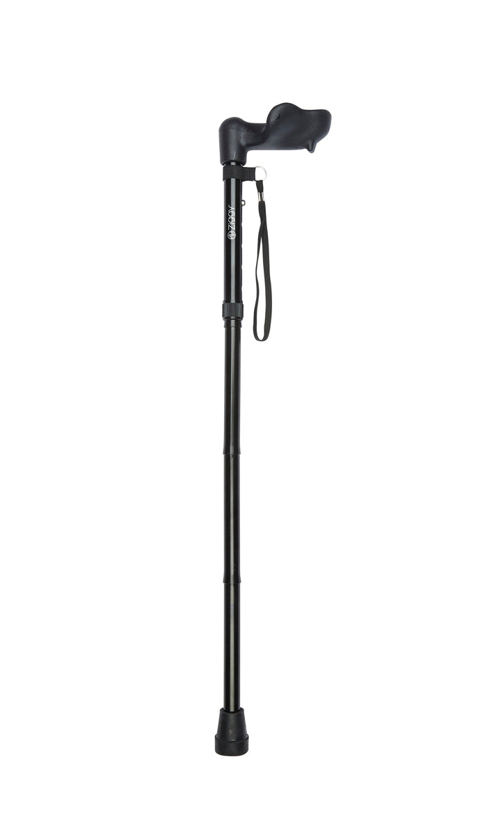 Short Anatomical Handle Folding Stick