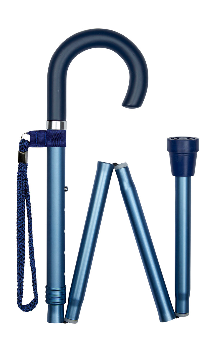 Crook Handle Folding Stick