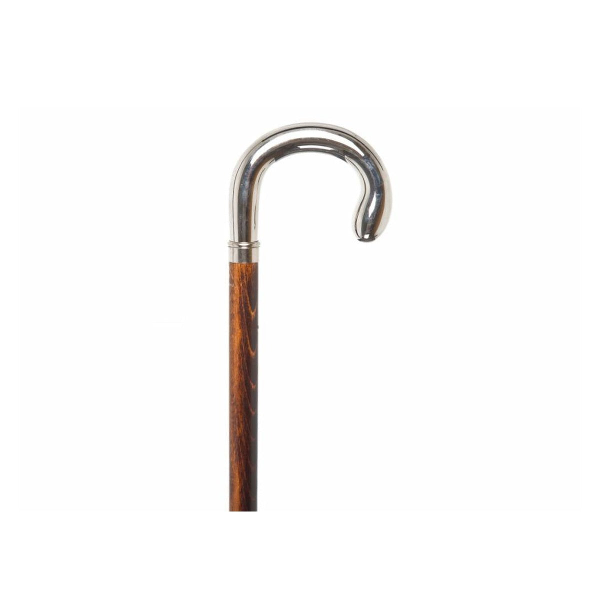 Brown Beech Shaft with a Nickel Crook