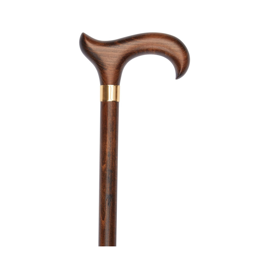 Brown Extra Long Derby Handle Stick