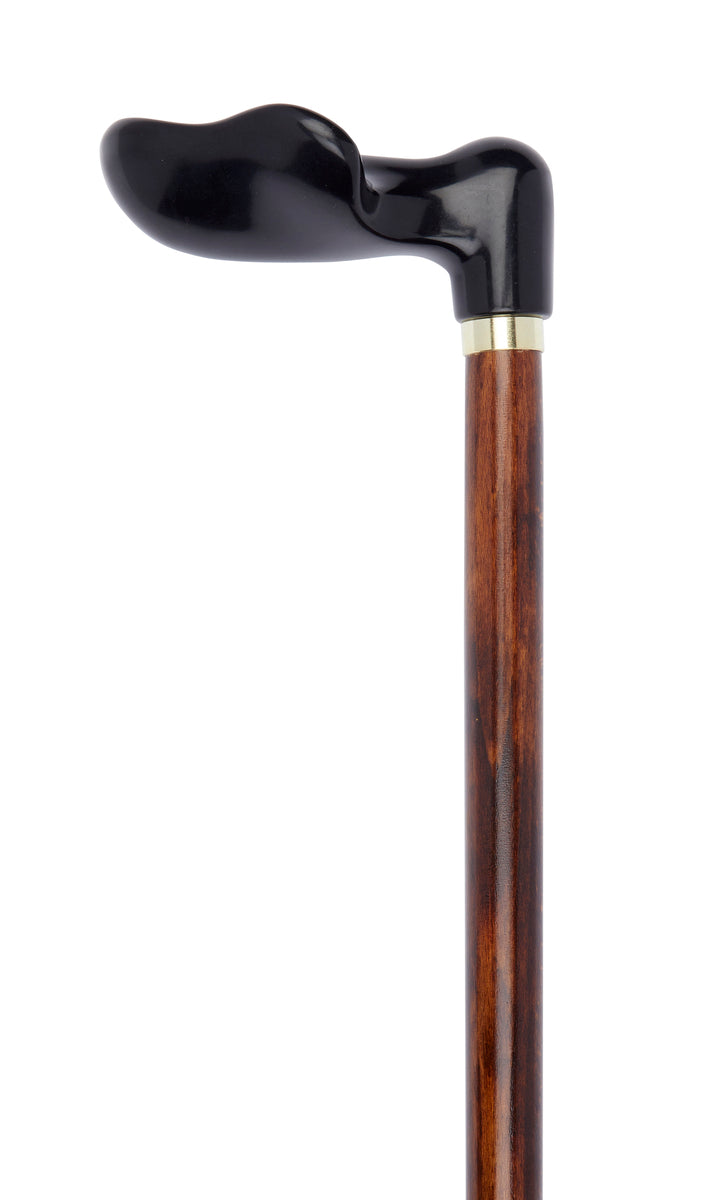 Brown & Black Anatomical Handle Stick