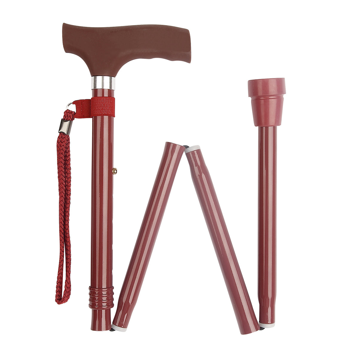 Silicone Crutch Handle Folding Stick