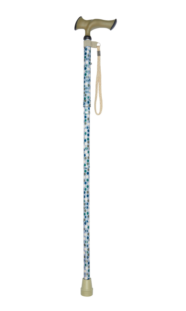 Canyon Spots Pattern Folding Stick With Ergonomic Handle