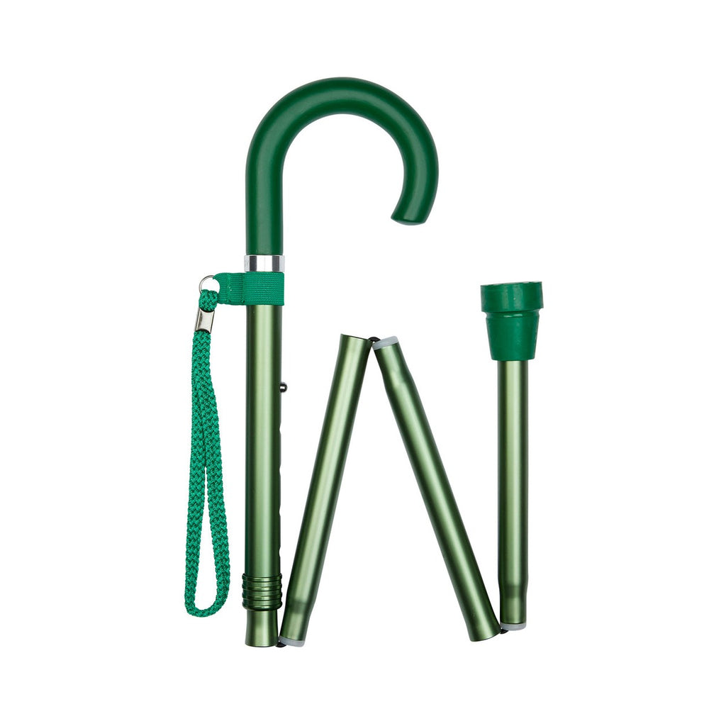 Crook Handle Folding Stick