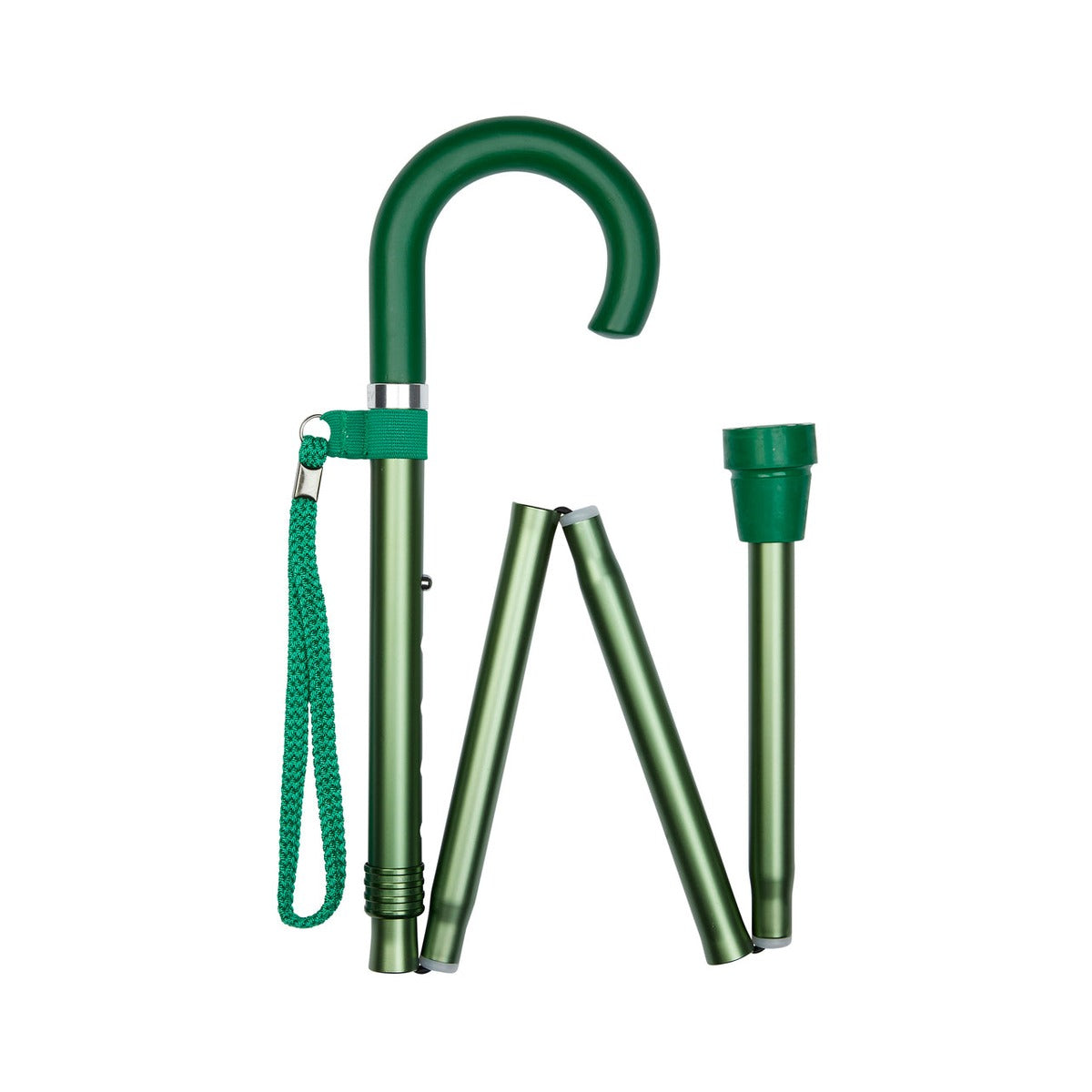 Crook Handle Folding Stick