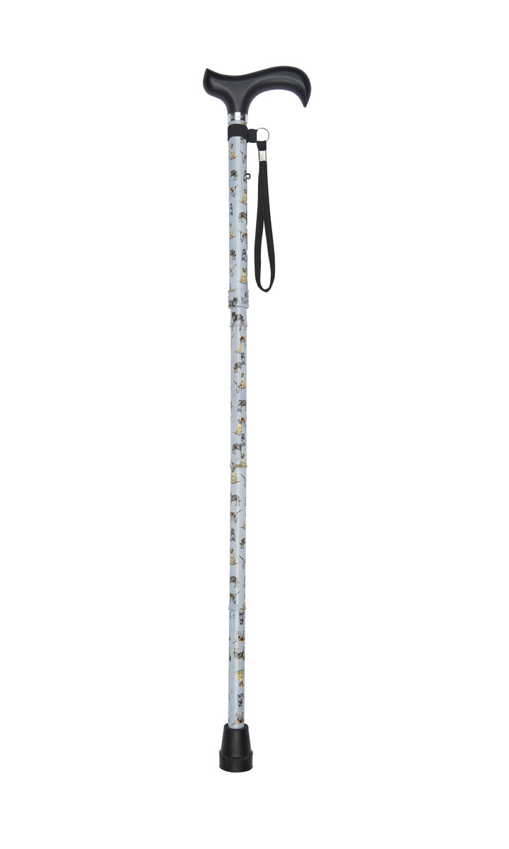 Dogs Pattern Folding Stick