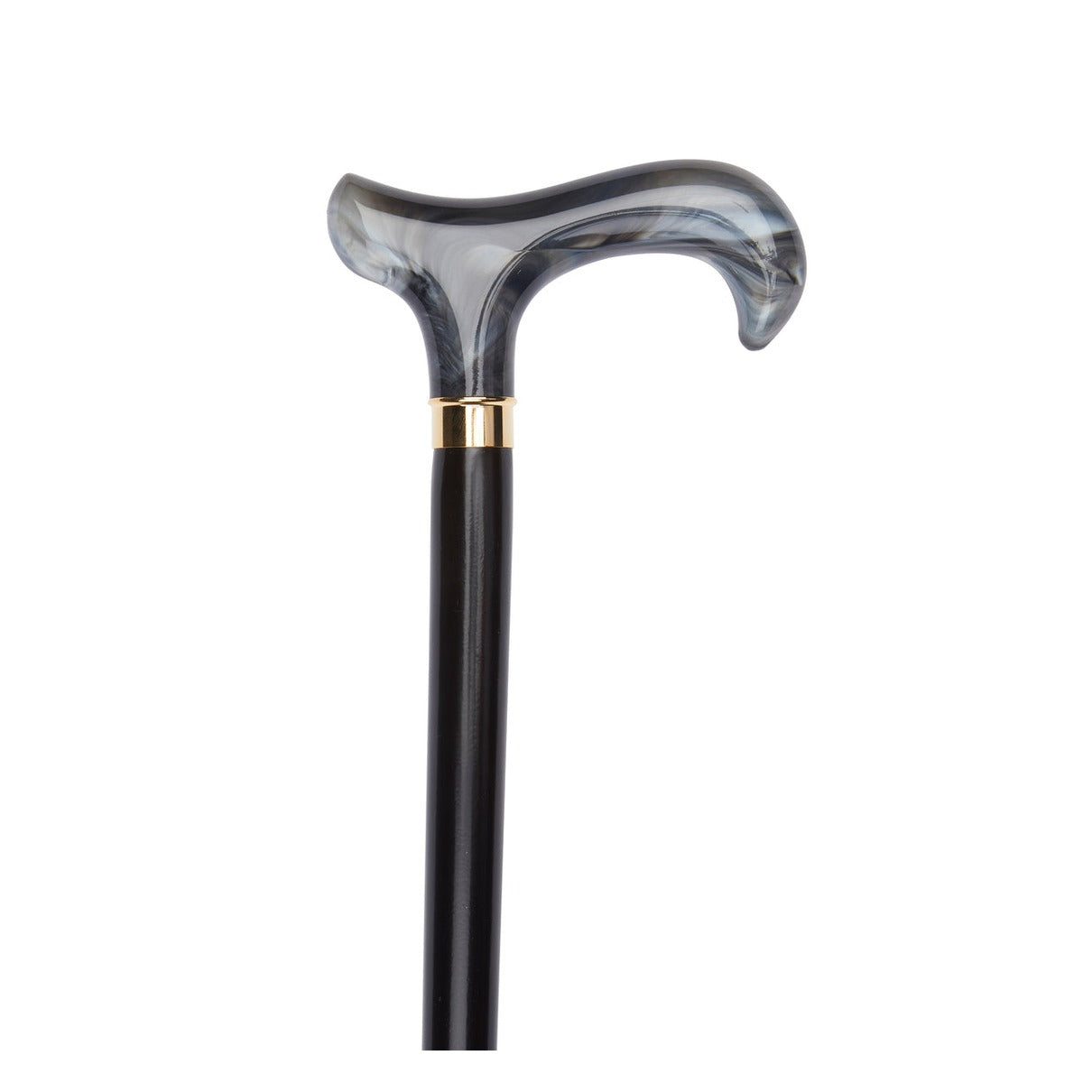 Earl Grey Dress Cane With Acrylic Derby Handle