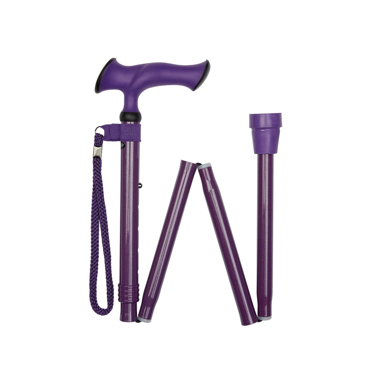 Ergonomic Handle Folding Stick