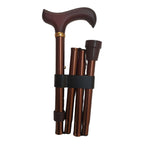 Folding Walking Stick - Bronze