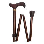 Folding Walking Stick - Bronze