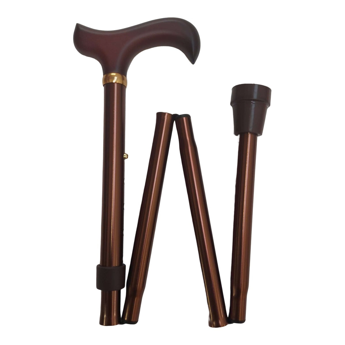 Folding Walking Stick - Bronze