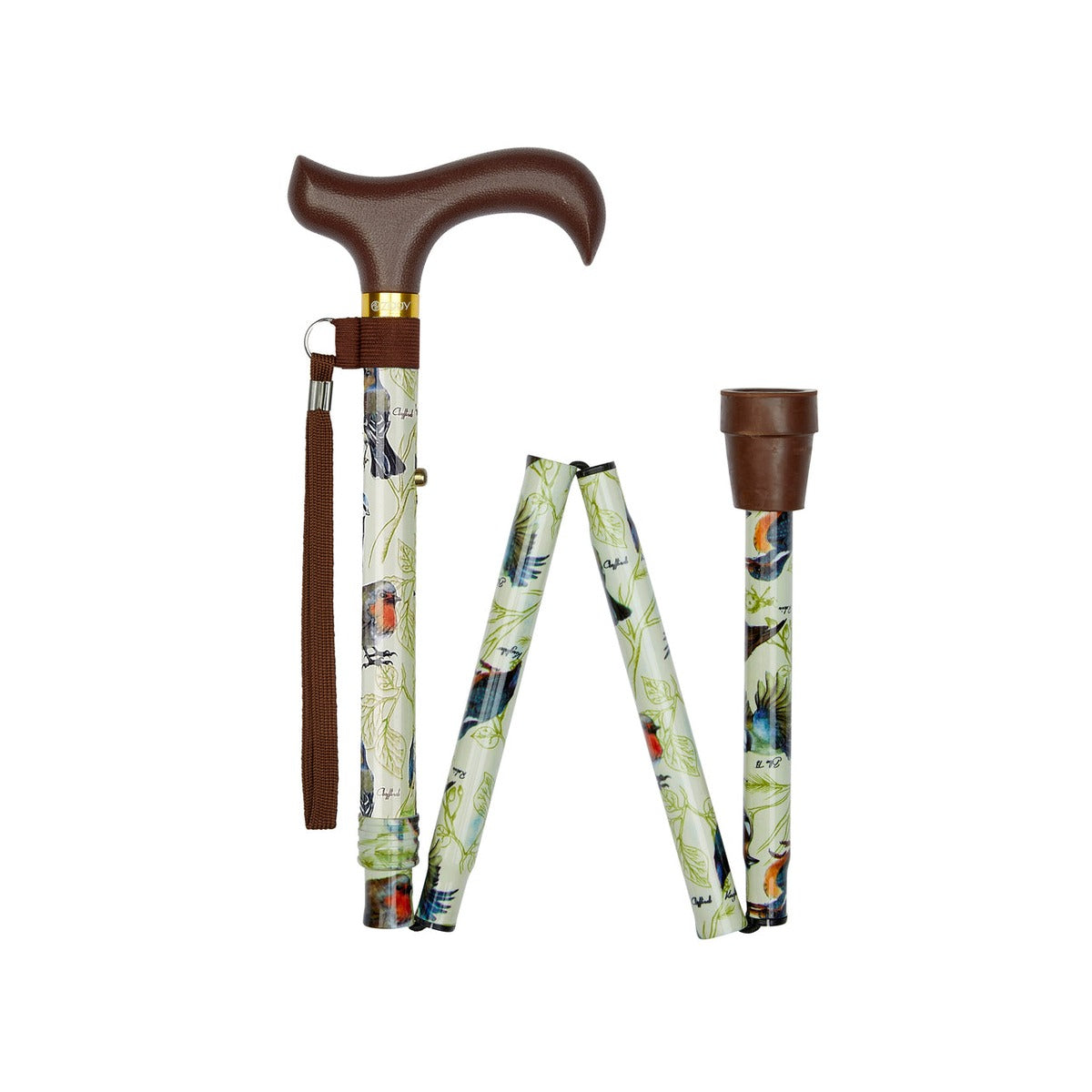 Garden Birds Pattern Folding Stick