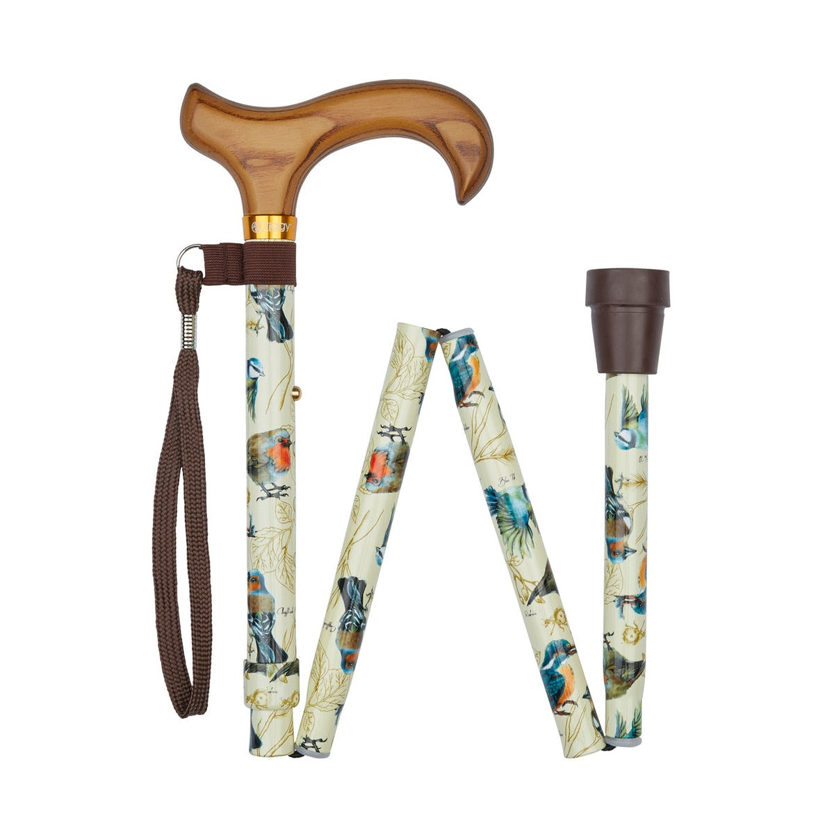 Garden Birds Pattern Folding Stick