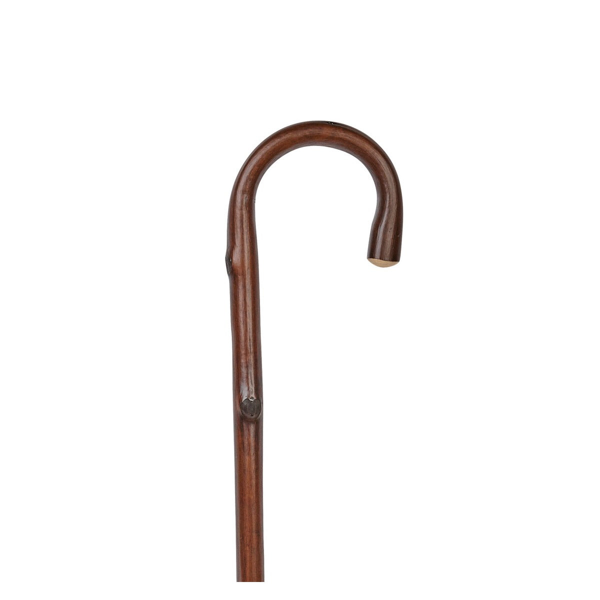 Gents Economy Chestnut Crook Handle Stick